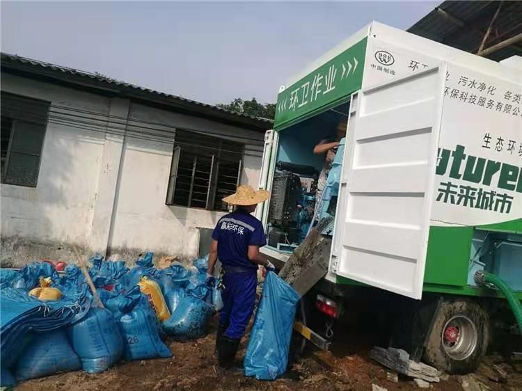 白城工业污泥压干处理